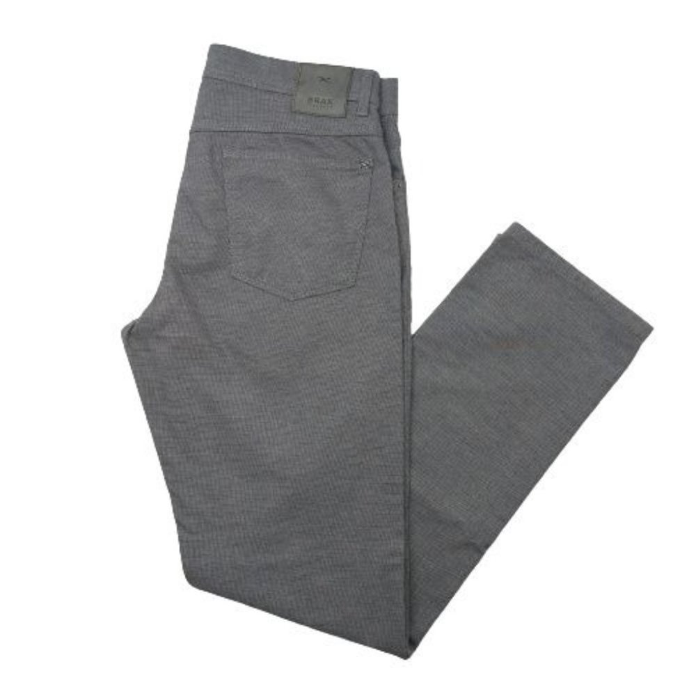 Brax Cooper Fancy Feel Good Grey Dress Chino Casual Pocket Pants 33x32
